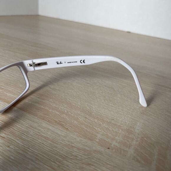 Ray-Ban RB5114 2097 Rectangle Black White Eyeglasses Frame Only 52-16-135 - Picture 5 of 8